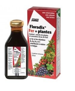 Floradix iron + plants, 250 ml